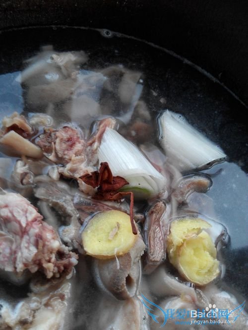 教你做——羊头肉炖豆腐