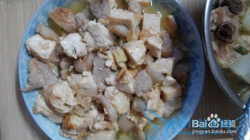 小葱炒豆腐的作法