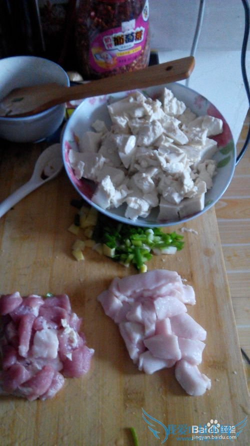 小葱炒豆腐的作法