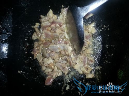 自制油炸五香豆腐炒肉片