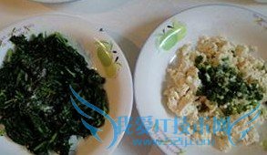 果仁芹叶拌豆腐的做法