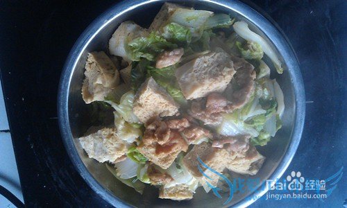 大白菜炖冻豆腐