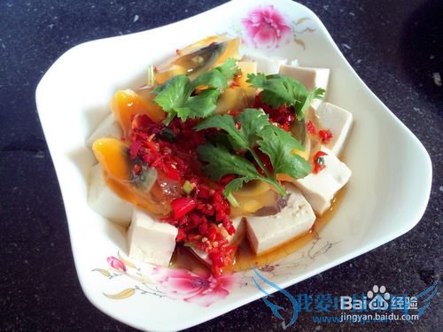 皮蛋拌豆腐怎么做呢
