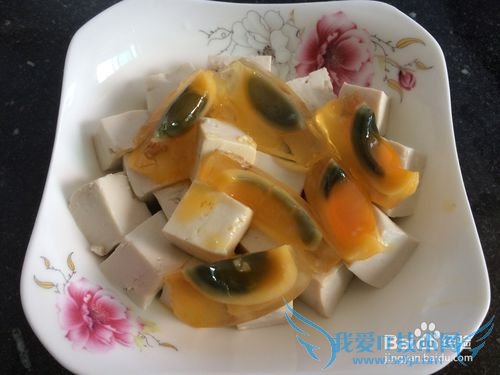 皮蛋拌豆腐怎么做呢