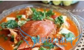 鲜香无比——番茄豆腐蟹的做法