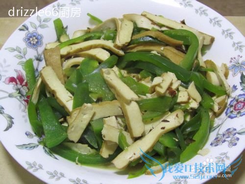 少油版青椒炒豆腐干