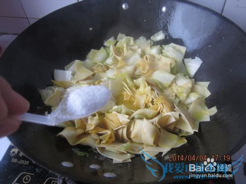 白菜片-干豆腐炒白菜片