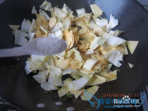 白菜片-干豆腐炒白菜片