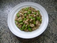 家常特制之毛豆杂炒豆腐