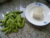 家常特制之毛豆杂炒豆腐