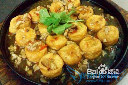 铁板日本豆腐的做法