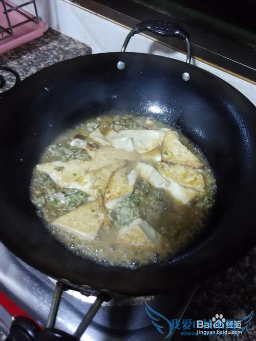 (菜鸟厨房)肉末佯豆腐