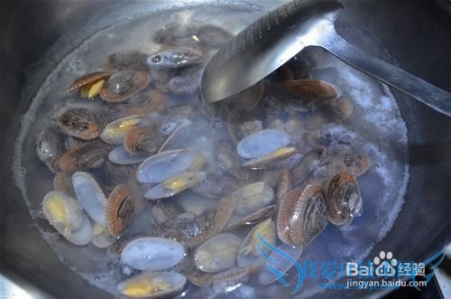 味道鲜美的花甲炒尖椒