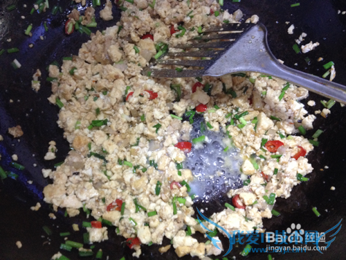 鸡刨豆腐的做法