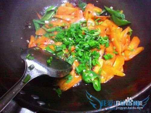 爆炒肉末青红菜