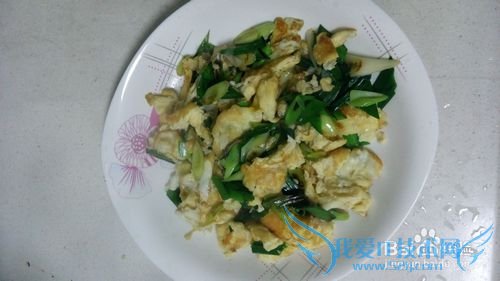 家常小菜青蒜烩鸭蛋