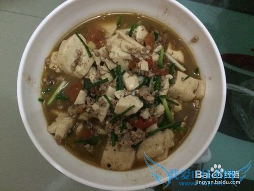 麻婆豆腐的简单做法
