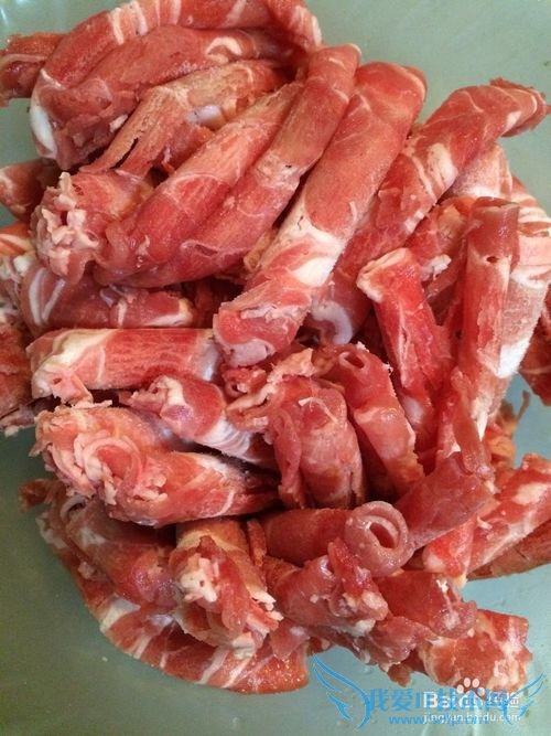 精炒大葱金针菇羊肉末