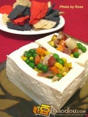 怎样做豆腐盒子五彩炒饭