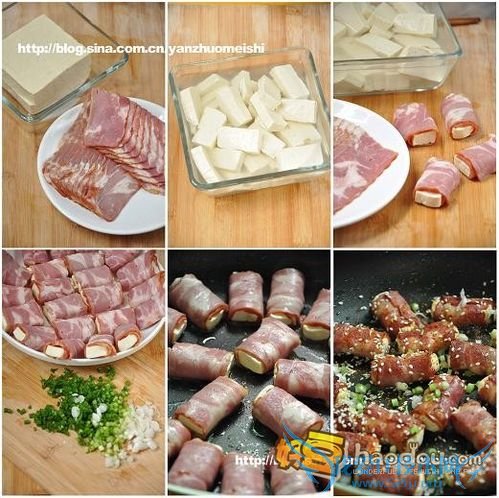 怎样在家做培根豆腐卷