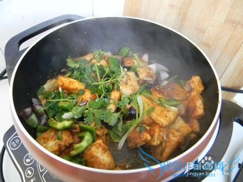 素食美味——蒜蓉酱煎豆腐