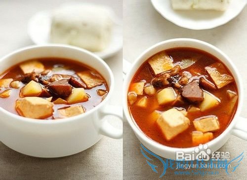 夏日营养美味豆腐烩牛肉的做法