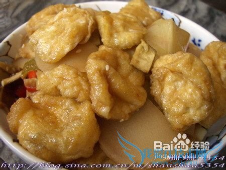 酸笋豆腐果的做法