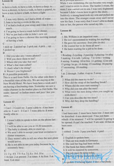 新概念第二册练习册第18课答案