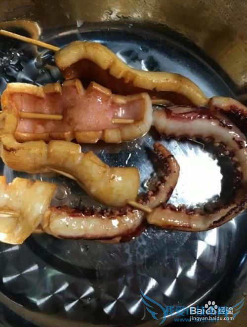 辣酱鱿鱼串怎么做