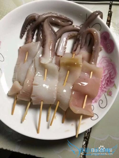 辣酱鱿鱼串怎么做
