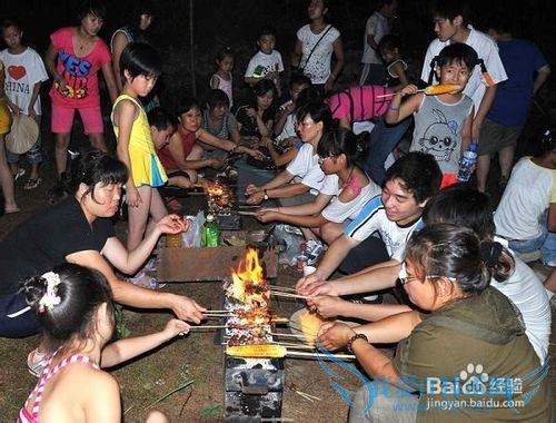 深秋如何野外烧烤