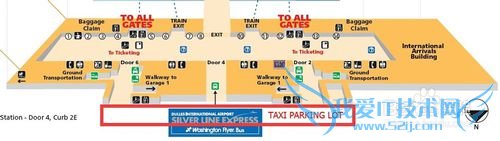 如何从华盛顿杜勒斯国际机场IAD到华盛顿市区