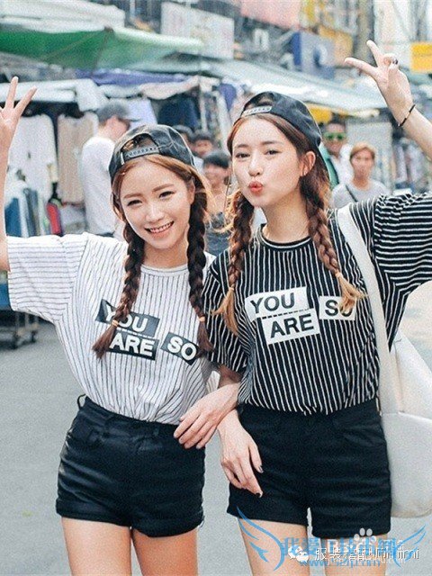 五一穿闺蜜装出游 友谊的小船翻不了