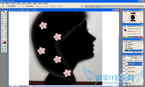 用ps设计唯美qq头像3