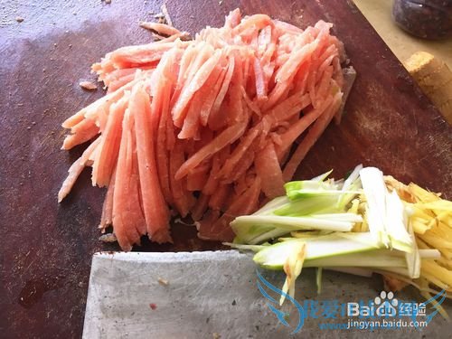 炒菜技能必备之笋片莴苣香菇炒肉