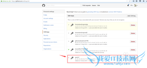 github/gitlib如何同时管理多个ssh key