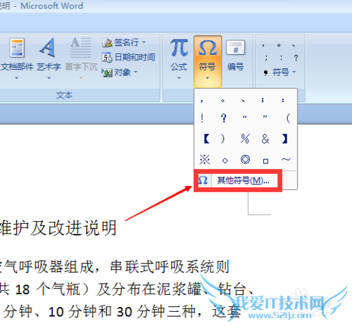 怎样在word文档中插入符合