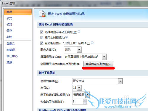 在 Excel 中创建、使用自定义序列