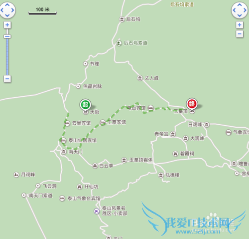 如何以最快的路线登泰山