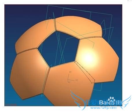足球在UG中的画法