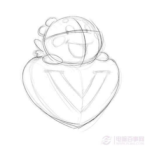 用Photoshop制作非常可爱的情人节卡片