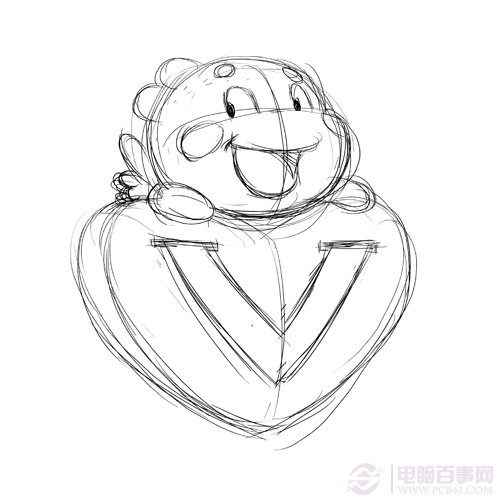 使用Photoshop制作非常可爱的情人节卡片